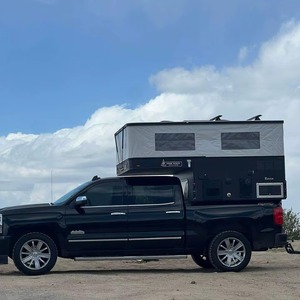 Caravana desplegable ligera de aluminio con techo rígido para camioneta pickup en venta - Product Image 1