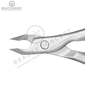 Pince à cuticules 1/2 Jaw Tower Point en acier inoxydable chirurgical, outil de précision pour techniciens ongulaires - Product Image 6