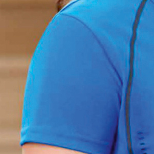 À la mode bleu 100% coton Polyester/coton demi-manches T-Shirts respirant Durable pour un look décontracté-Commandes en gros Tissu tricoté - Product Image 6