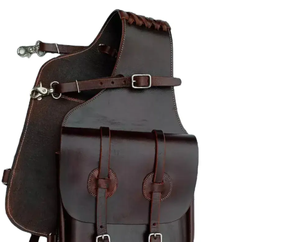 กระเป๋าอานม้าวัสดุหนังดีไซน์ดีกระเป๋าอานม้าสินค้ามาใหม่สีทึบ - Product Image 5