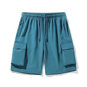 2025 été nouveau surdimensionné léger séchage rapide Cargo cordon Shorts hommes Cool pêche randonnée Shorts avec plusieurs poches - Product Image 1
