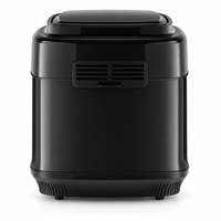Friteuse à air numérique portable en verre de 2 litres, nouvelle, OEM/ODM, sans huile, programmable, à écran tactile, pour usage domestique, vente en gros