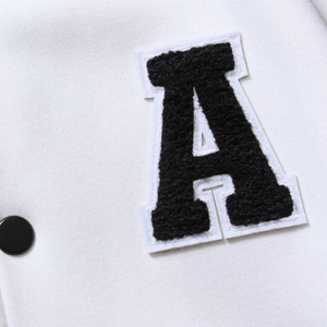 Varsity Vestes Impression personnalisée à manches longues Veste de baseball pour hommes Vestes Varsity Letterman vierges unies pour hommes - Product Image 3