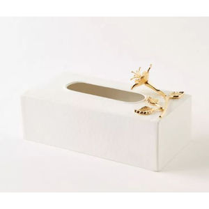 กล่องทิชชู่ตกแต่งสำนักงานแฟนซีกล่องทิชชู่ตกแต่งลายดอกไม้เน้นดอกไม้ - Product Image 1