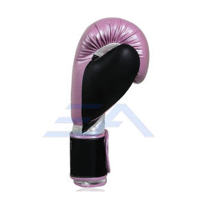 Gants de boxe en cuir véritable personnalisés, respirants, avec sangle de poignet réglable antidérapante et fermeture auto-agrippante, haute qualité - Product Image 4