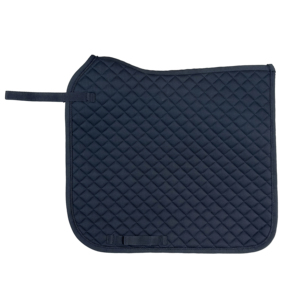 Manta de Silla de Doma Profesional Azul Marino, Diseño Duradero con Canales Horizontales Acolchados, Contorneada para Caballos de Crín Alta, Relleno de Espuma/Algodón, Forro de Malla - Product Image 1