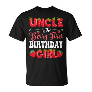 Maglietta promozionale per il primo compleanno di Berry, regalo degli zii, maglietta promozionale per il primo compleanno - Product Image 2