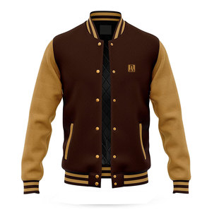 Chaqueta Letterman para Hombre, Ropa Exterior Informal, Ajuste Cómodo, Diseñada para Uso Diario, Viajes y Moda Urbana Moderna - Product Image 1