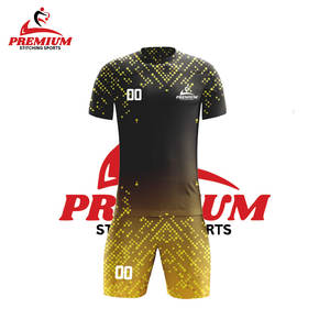 ชุดยูนิฟอร์มฟุตบอลเสื้อเจอร์ซีย์ฝึกสไตล์ล่าสุดชุดนักบอลสีทึบระบายอากาศได้ดี - Product Image 4