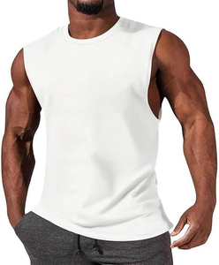 Camisetas de Tirantes Deportivas Personalizadas de Algodón Ecológico, Transpirables y Lavadas, para Hombre, para Gimnasio, Correr, Musculación y Fitness - Product Image 3