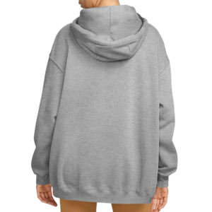 Sweats à capuche surdimensionnés épais en polaire polyester coton personnalisé coupe ample respirant épaule tombante Y2K impression bouffante 500gsm sweats à capuche pour femmes - Product Image 6