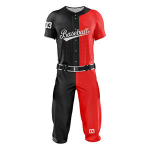 Nouveau haut uniforme de baseball à prix raisonnable fabriqué au Pakistan uniforme de baseball en gros avec logo personnalisé - Product Image 3