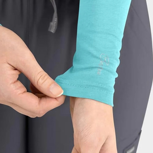 T-shirt à manches longues avec trous pour les pouces sous le blouson, uniforme de travail pour infirmières, vêtements de travail pour hôpital, vente en gros pour femmes - Product Image 4