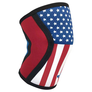 Custom Neoprene Nylon Durable Breathable Anti-UV Quick Dry Unisex Winter Weight Lifting Cross-fit Gym Knee Sleeves for Injury - Product Image 5