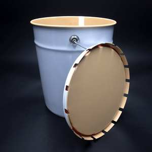 Best Quality <b>tinplate</b> conical pails 240 mm available with lug lids, ring latch lids and total capacity from 7,5 up to 12,7 lt - Product Image 4