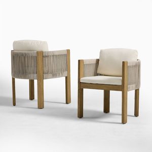 High Quality Solid Teak <b>Wood</b> <b>Arm</b> <b>Chair</b> for Outdoor and Indoor Use Luxury Modern Style for Garden Park and Hotel Furniture - Product Image 3