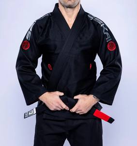 Kimono de Jiu Jitsu Edge Force Sportswear, 460 g/m², 100 % Algodón Lavado, Unisex, Elástico, Antiencogimiento, Ligero y Transpirable para BJJ - Product Image 1