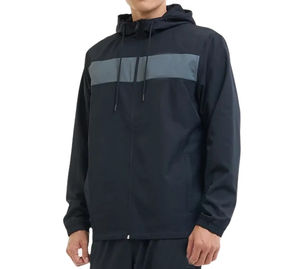 Chaqueta cortavientos hecha a medida para exteriores, recién llegada, chaqueta cortavientos con capucha para correr para hombre - Product Image 3