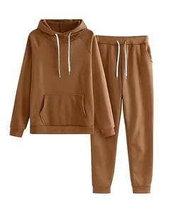 ชุดกีฬาสองชิ้นสำหรับวิ่งจ๊อกกิ้งเสื้อแจ็กเก็ตมีฮู้ดพร้อมผ้าสำหรับฤดูหนาวชุดวอร์มจ๊อกกิ้ง - Product Image 5