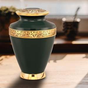 Urnas de cremación de color personalizadas a precio de fábrica al por mayor para cenizas, recuerdo conmemorativo, urnas funerarias decorativas para adultos, jarrones para entierro. - Product Image 5