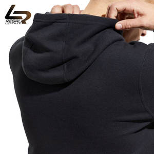 Venta al por mayor de encargo de los hombres de alta calidad personalizado 500gsm pesado pulóver con capucha de algodón caído hombros de gran tamaño Sudadera con capucha de los hombres - Product Image 4