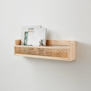 Top vente de haute qualité rotin étagère murale étagères murales décor à la maison meubles de bureau à domicile en gros du Vietnam - Product Image 3