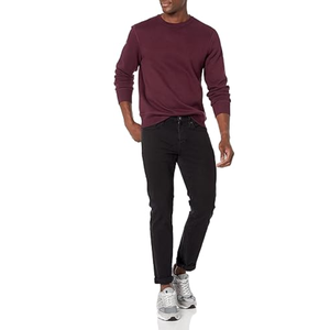 Sudadera de Jersey de color liso para hombre, con mangas largas y opciones de impresión personalizadas para comercio global, fabricada en Bangladesh - Product Image 2