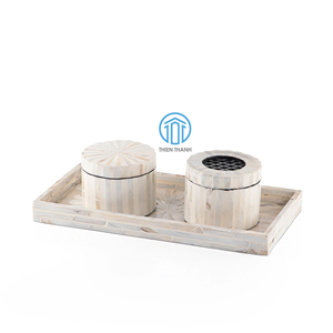 Coffret cadeau de luxe pour le Ramadan Eid avec incrustation de nacre brûleur d'encens décoratif Mubkhar Bukhoor pour la décoration intérieure de l'Aïd - Product Image 3