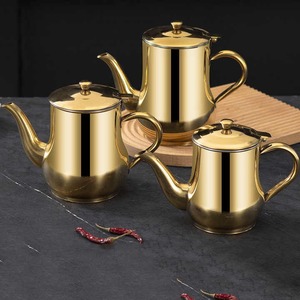 Stainless Steel <b>Kitchen</b> Strainer and <b>Oil</b> <b>Bottle</b> with Lid Metal Cooking <b>Oil</b> Filter Pot and Scoops <b>for</b> Olive <b>Oil</b> - Product Image 4