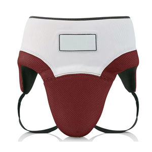 High Quality Custom Logo Printed Boxing <b>Groin</b> <b>Guard</b> Solid Color Leather Material <b>Groin</b> <b>Guard</b> Made In Pakistan - Product Image 4