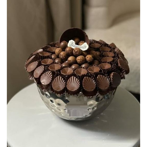 Design fantaisie écologique décoration de table bol de service en chocolat présentoir à desserts plateau de chocolat en métal fait à la main - Product Image 2