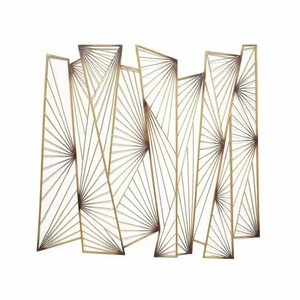 งานฝีมือที่ทันสมัยหรูหราสำหรับห้องนั่งเล่นห้องนอนชุบทองอย่างสร้างสรรค์ปรับแต่งขนาดและรูปร่าง - Product Image 1