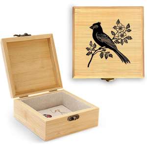 Nouvelle boîte de rangement de bijoux de luxe moderne faite à la main boîte à bijoux en bois haut de gamme disponible à bas prix - Product Image 2