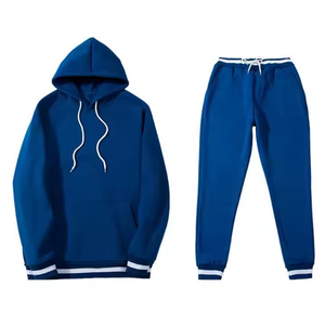 สูทแจ็คเก็ตกีฬาลำลองกางเกงขายาวของผู้ชายสูทแฟชั่นแบบใหม่ดีไซน์พิมพ์ลายปักโลโก้ออกแบบได้ตามต้องการ - Product Image 2