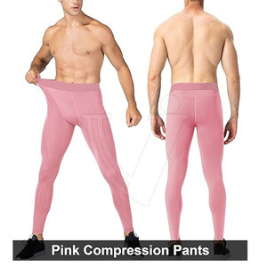 Personnalisé 2025 Nouveau Design Hommes Compression Leggings Plus Size Adulte Pantalon Vente En Ligne - Product Image 2