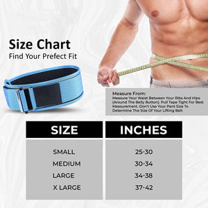 Ceinture de musculation en néoprène de 4 pouces, à verrouillage automatique, pour le soutien du dos, ceinture de musculation professionnelle, ceinture de sécurité pour la remise en forme, vente en gros - Product Image 6