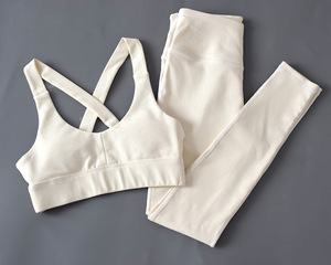 Ropa Deportiva al por Mayor para Gimnasio, Conjuntos de 2 Piezas para Mujer, Chaquetas de Yoga, Leggings de Entrenamiento, Sujetadores Deportivos, Conjuntos de Yoga - Product Image 3