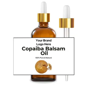 Aceite esencial de Copaiba OEM de etiqueta privada Premium/aceite portador puro de bálsamo de cáscara de Copaifera Officinalis - Product Image 1