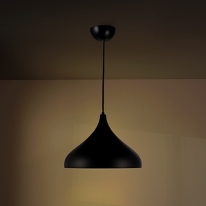 LEDUNI nordico retrò in metallo lampada a sospensione E27 presa industriale lampada da soffitto per camera da letto tende da appendere medie dimensioni per l'arredamento della camera - Product Image 1