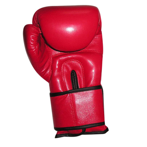 Guantes de boxeo de cuero profesionales personalizados al por mayor de 8oz y 12oz, guantes de competición duraderos para adultos, precio - Product Image 3