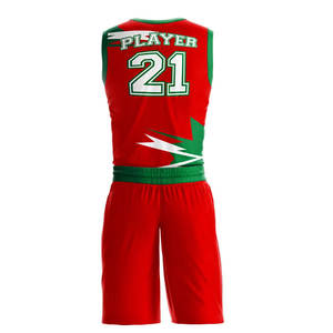 Uniformes de basket-ball pour hommes de qualité supérieure Design personnalisé 100% polyester séchage rapide respirant imprimé vêtements de sport en gros - Product Image 3