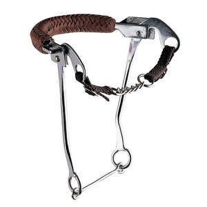 Broca de caballo Hackamore con cadena de bordillo y mejillas de 35cm | Combo ligero, tamaño personalizado, brocas de caballo más vendidas 2025 - Product Image 1