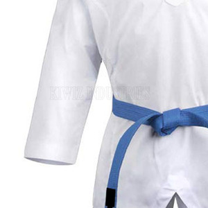Dernière conception d'uniforme de judo en tissu de coton de haute qualité avec manches complètes uniforme de judo de couleur personnalisée - Product Image 6