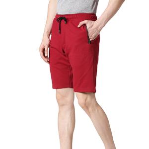 Ropa deportiva de algodón 100% para hombre, pantalones cortos de entrenamiento de secado rápido con logotipo personalizado, pantalones cortos para correr de calle con patrón sólido - Product Image 5