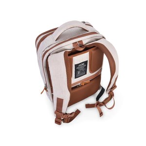 FX CREATIONS Vintage Style 13" <b>Laptop</b> <b>Backpack</b>, Patent AGS Anti‑Gravity Pressure Relief Daypack, 900D PU Water‑Resistant Oxford - Product Image 5