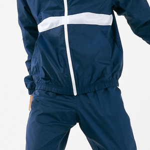 Ensemble court d'été pour hommes sur mesure coupe-vent en nylon et polyester avec fermeture éclair survêtement imprimé de grande taille survêtement pour hommes - Product Image 6