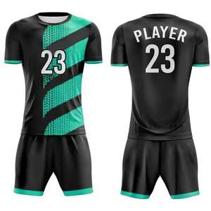 Uniforme de Fútbol Personalizado al por Mayor, Equipación de Fútbol con Estampado Digital, Pantalones Cortos de Fútbol de Secado Rápido y Transpirables, Camiseta de Fútbol para Partido - Product Image 2