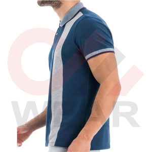 Nueva llegada al por mayor de alta calidad Camiseta de algodón Regular Fit verano manga corta Camiseta para hombres - Product Image 5