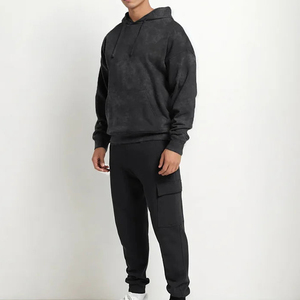 100% Cotton Men's Acid Wash Hoodie Long <b>Sleeve</b> Basics,Cotton Blended Streetwear Pullover Acid Washed <b>Hoodies</b> - Product Image 3