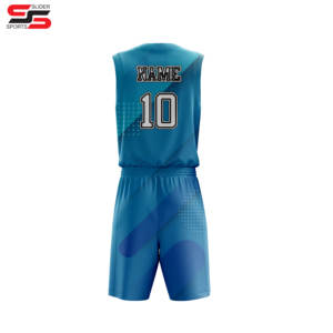 100% Polyester meilleure qualité basket-ball uniforme sport haute qualité sur mesure nouveau Design basket-ball uniforme respirant - Product Image 2